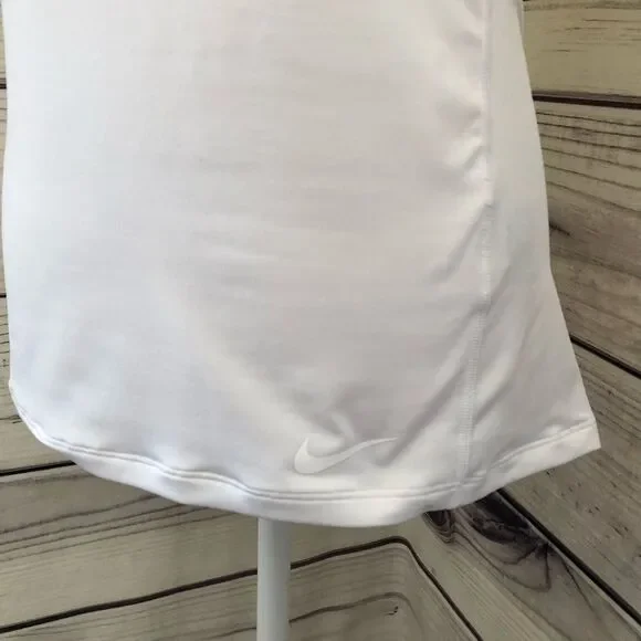 Nike Dri-Fit White Pinhole Backless Athletic Tank Small - Picture 4 of 7